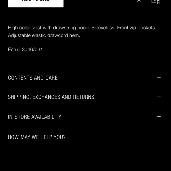 Zara Hooded faux leather vest - Picture 9 of 9